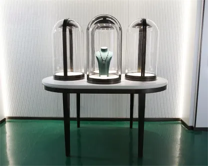 Custom Luxury Jewelry Island Showcase