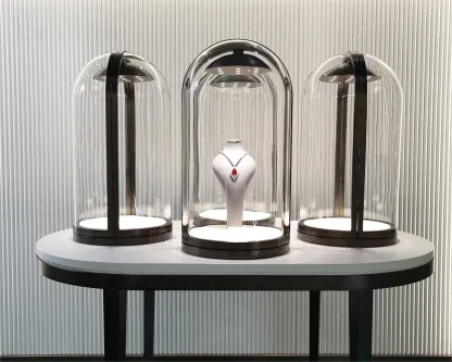 Custom Luxury Jewelry Island Showcase