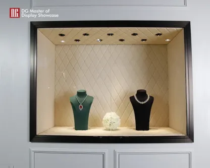 Custom Luxury Jewelry Wall Display Cabinet