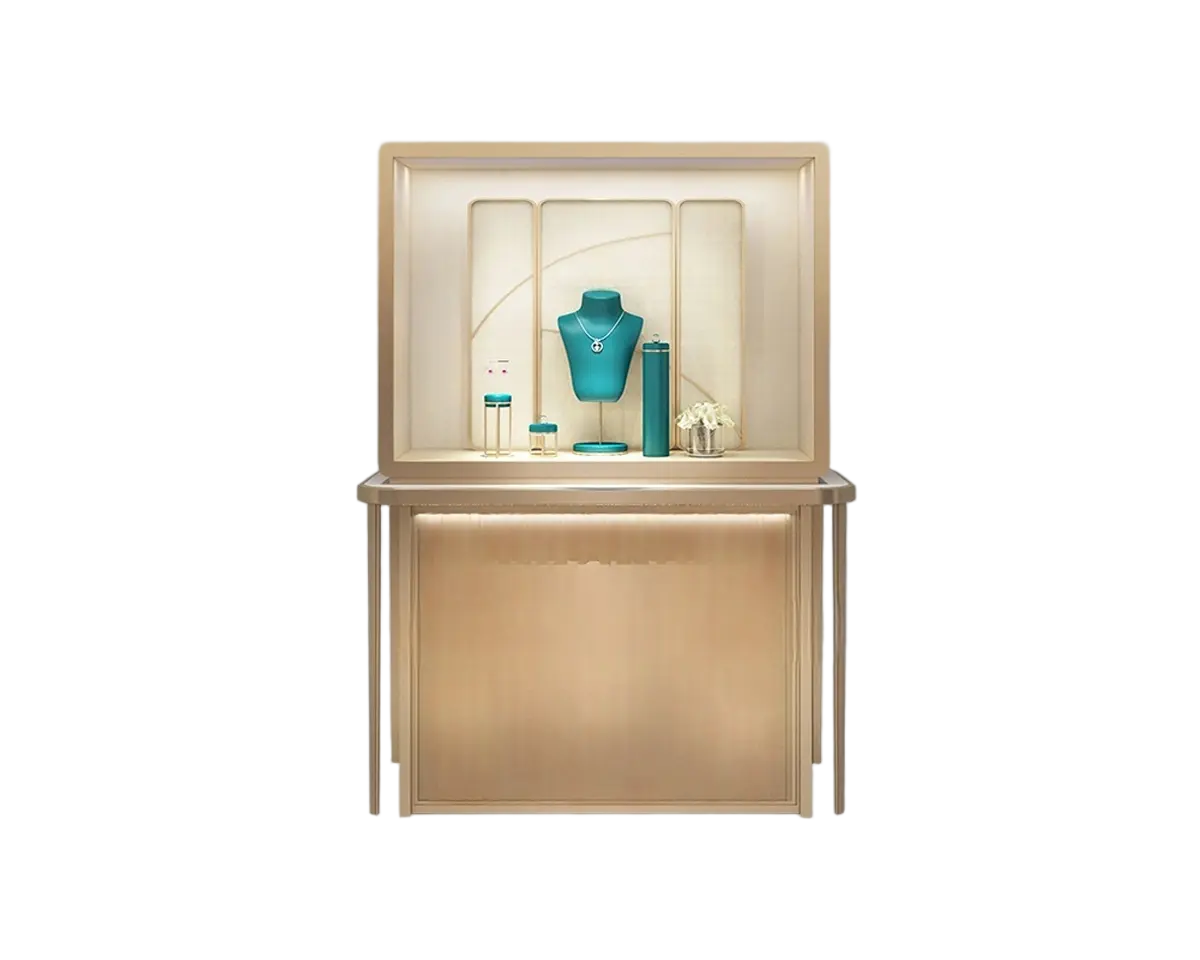 Custom Luxury Jewelry Tall Display Cabinet