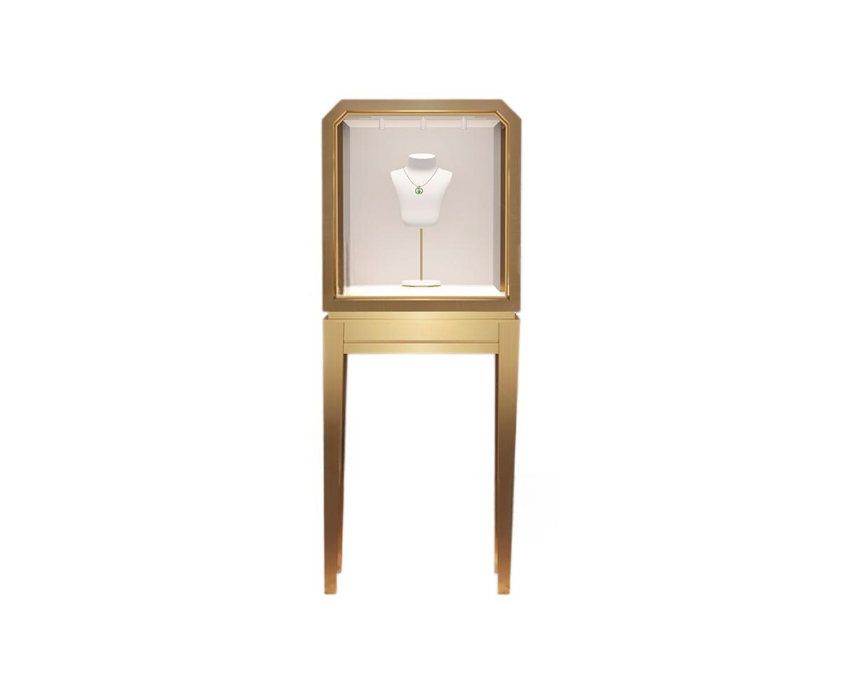 Custom Luxury Jewelry Tall Display Cabinet