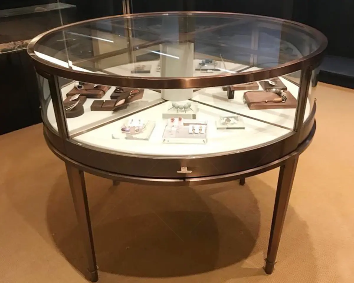 Custom Luxury Jewelry Island Showcase