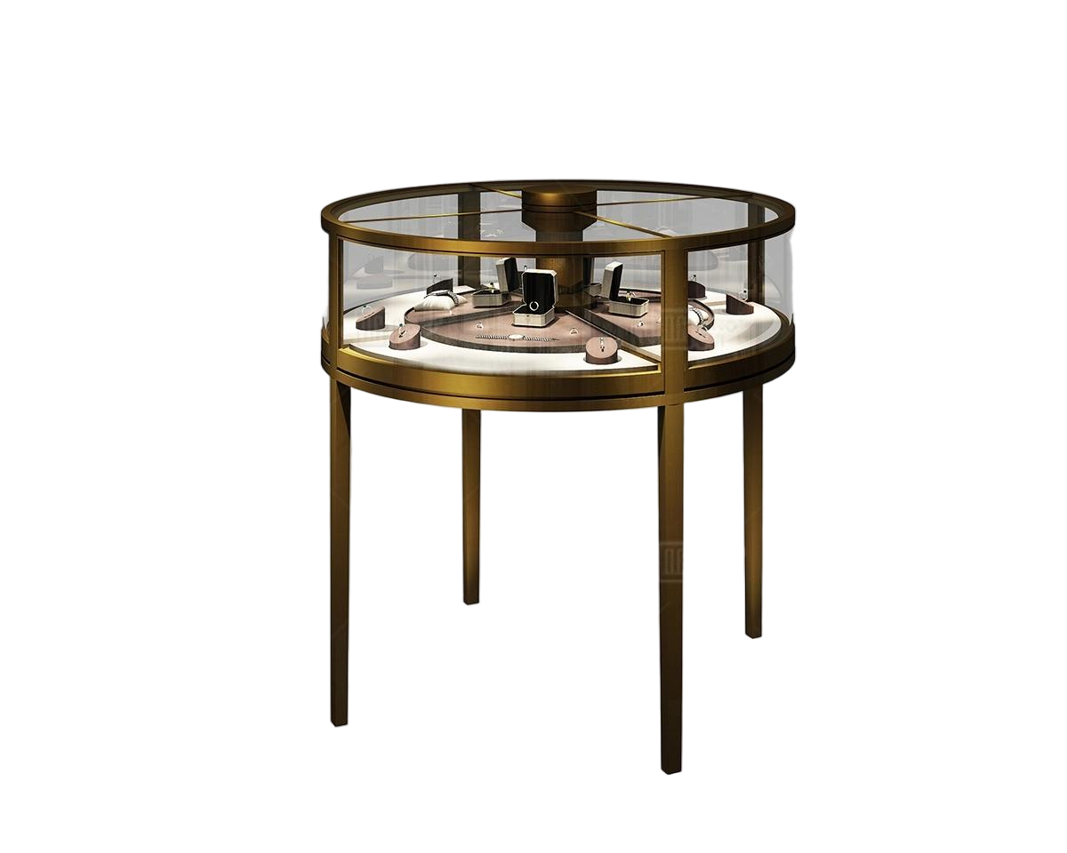 Custom Luxury Jewelry Island Showcase