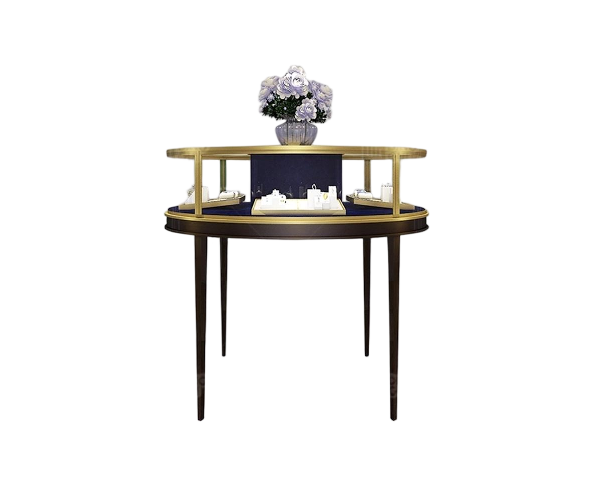 Custom Luxury Jewelry Island Showcase