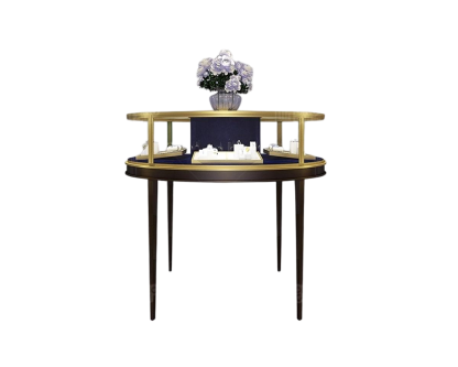 Custom Luxury Jewelry Island Showcase