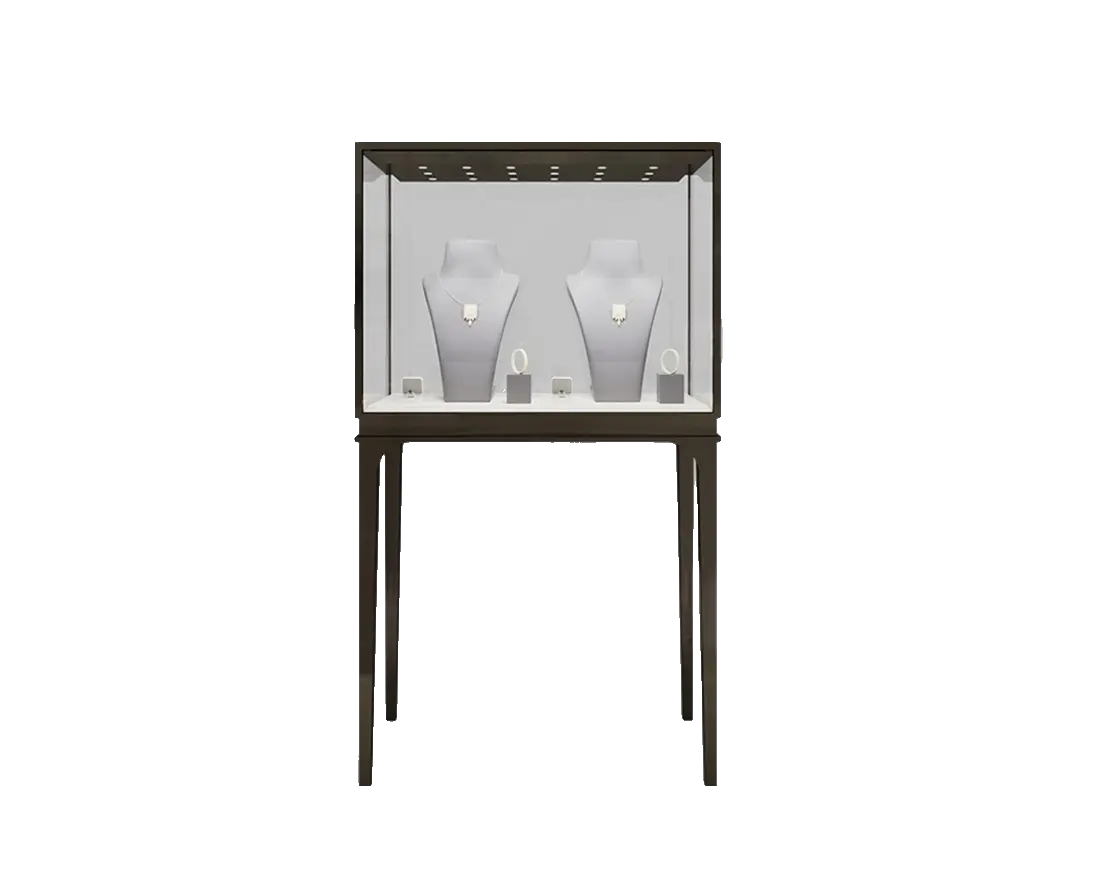 Custom Luxury Jewelry Tall Display Cabinet