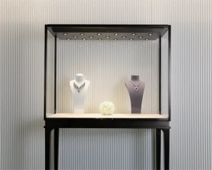 Custom Luxury Jewelry Tall Display Cabinet