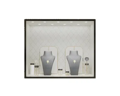 Custom Luxury Jewelry Wall Display Cabinet
