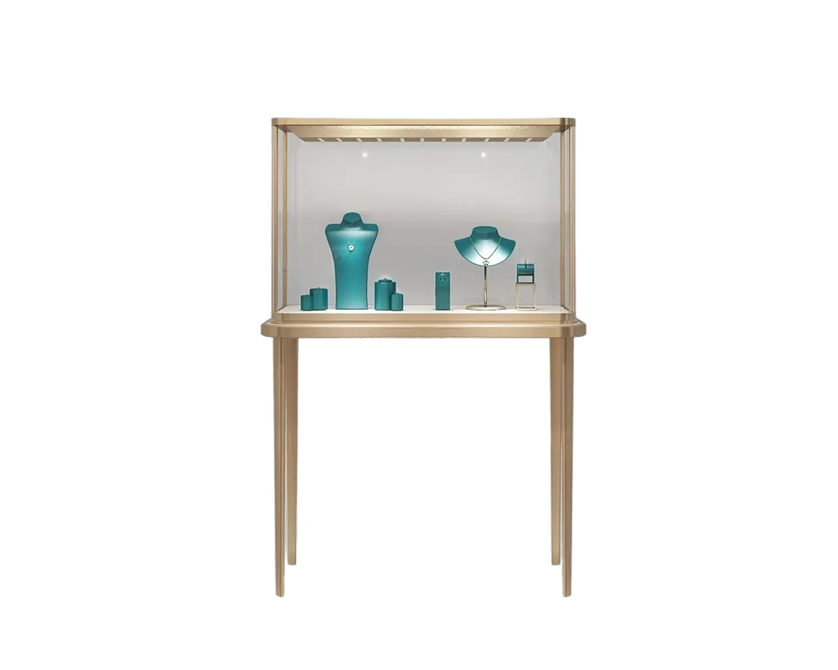Custom Luxury Jewelry Tall Display Cabinet