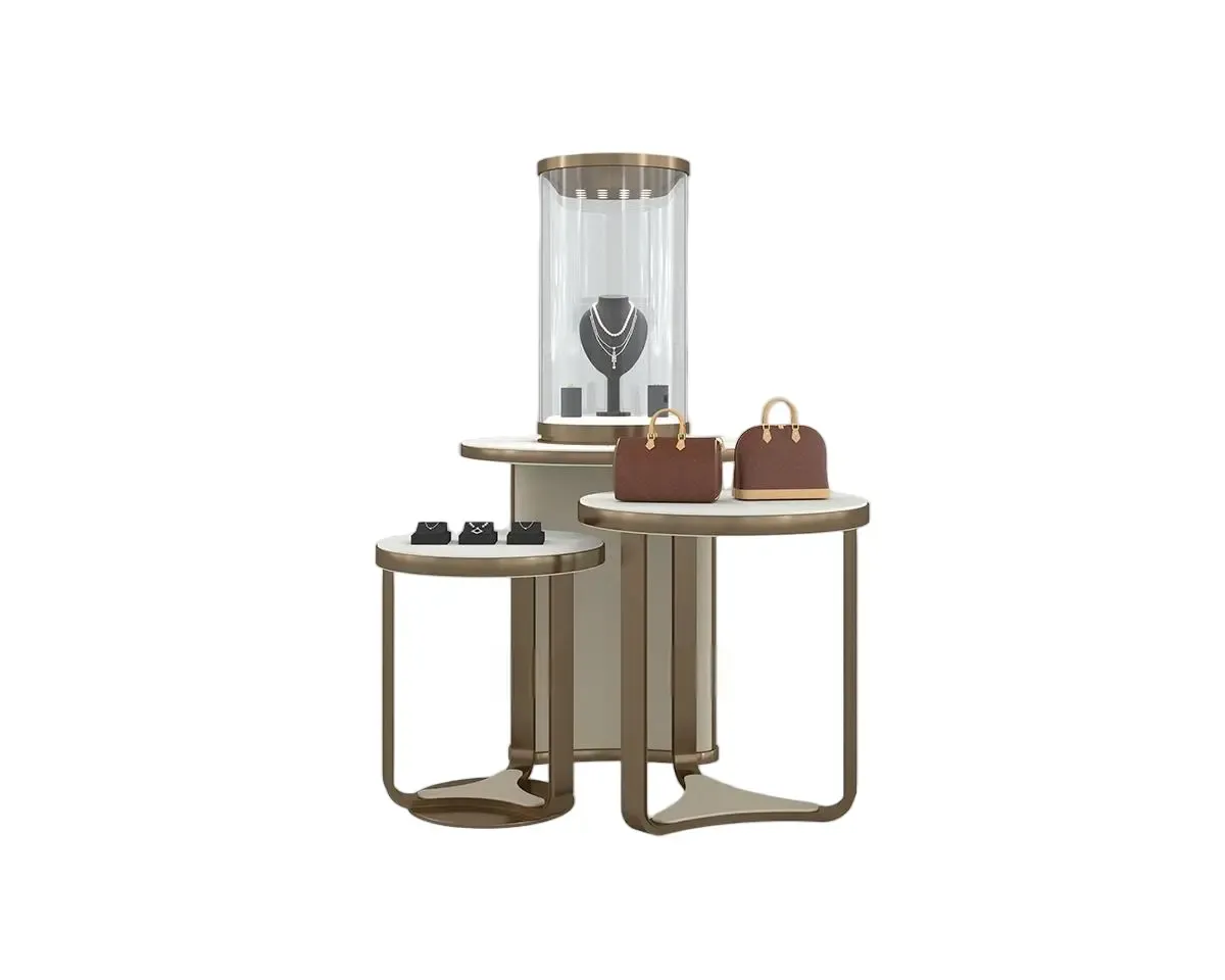 Custom Luxury Jewelry Island Showcase