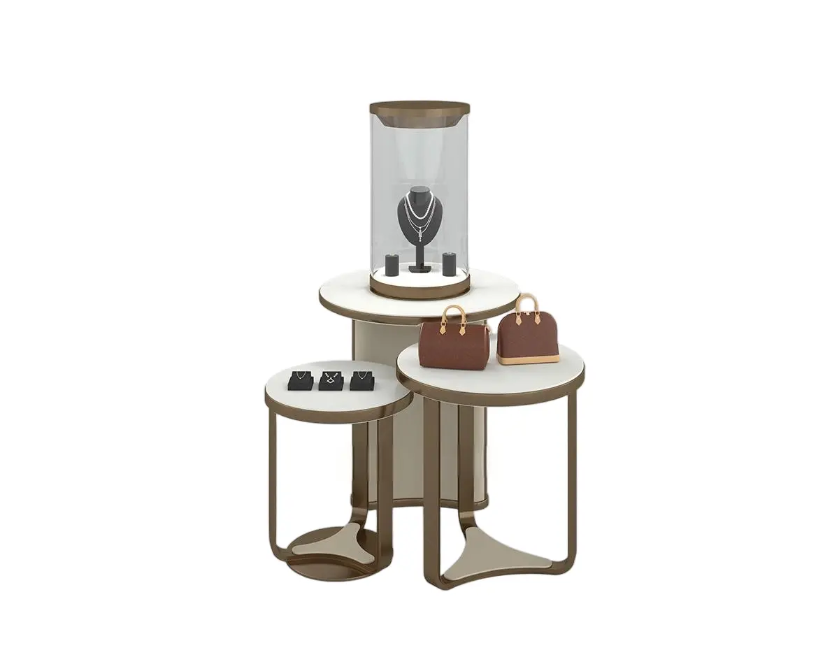 Custom Luxury Jewelry Island Showcase