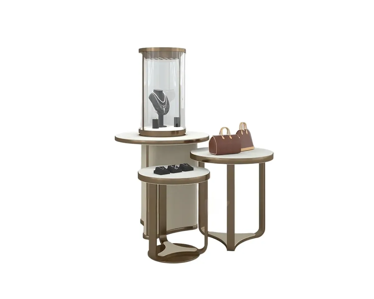 Custom Luxury Jewelry Island Showcase