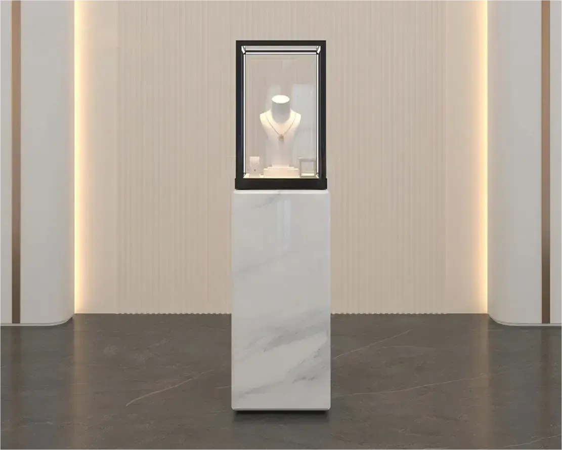 Custom Luxury Jewelry Tall Display Cabinet