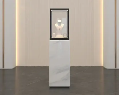 Custom Luxury Jewelry Tall Display Cabinet