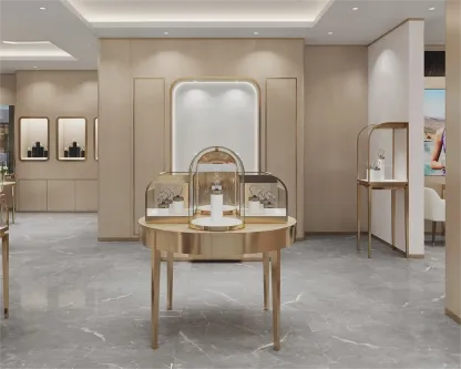 Custom Luxury Jewelry Island Showcase