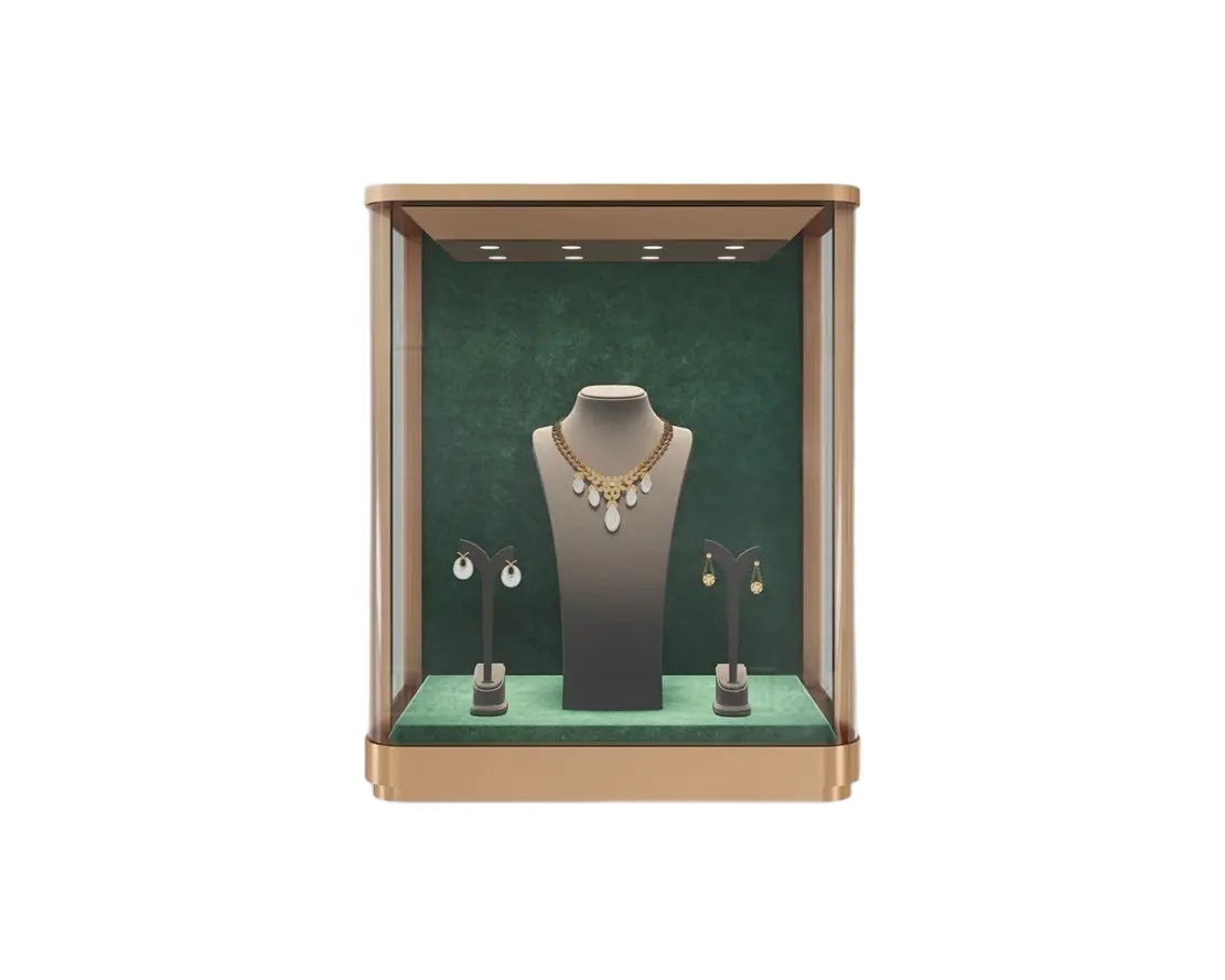 Custom Luxury Jewelry Wall Display Cabinet