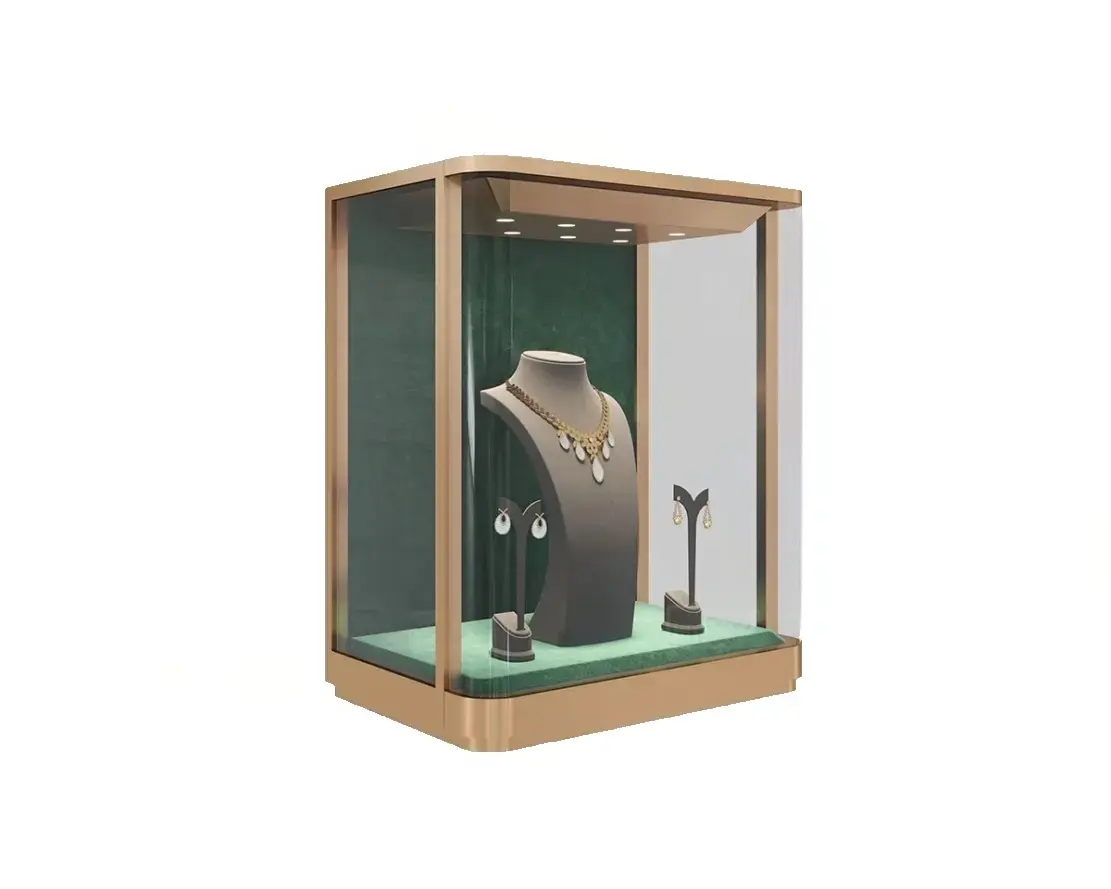 Custom Luxury Jewelry Wall Display Cabinet