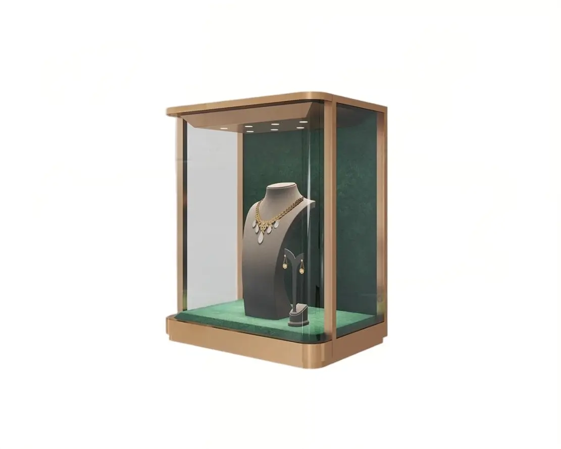 Custom Luxury Jewelry Wall Display Cabinet