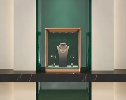 Custom Luxury Jewelry Wall Display Cabinet