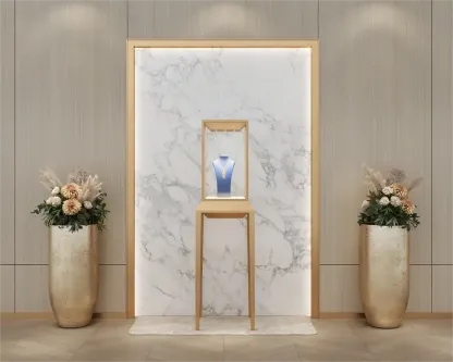 Custom Luxury Jewelry Tall Display Cabinet