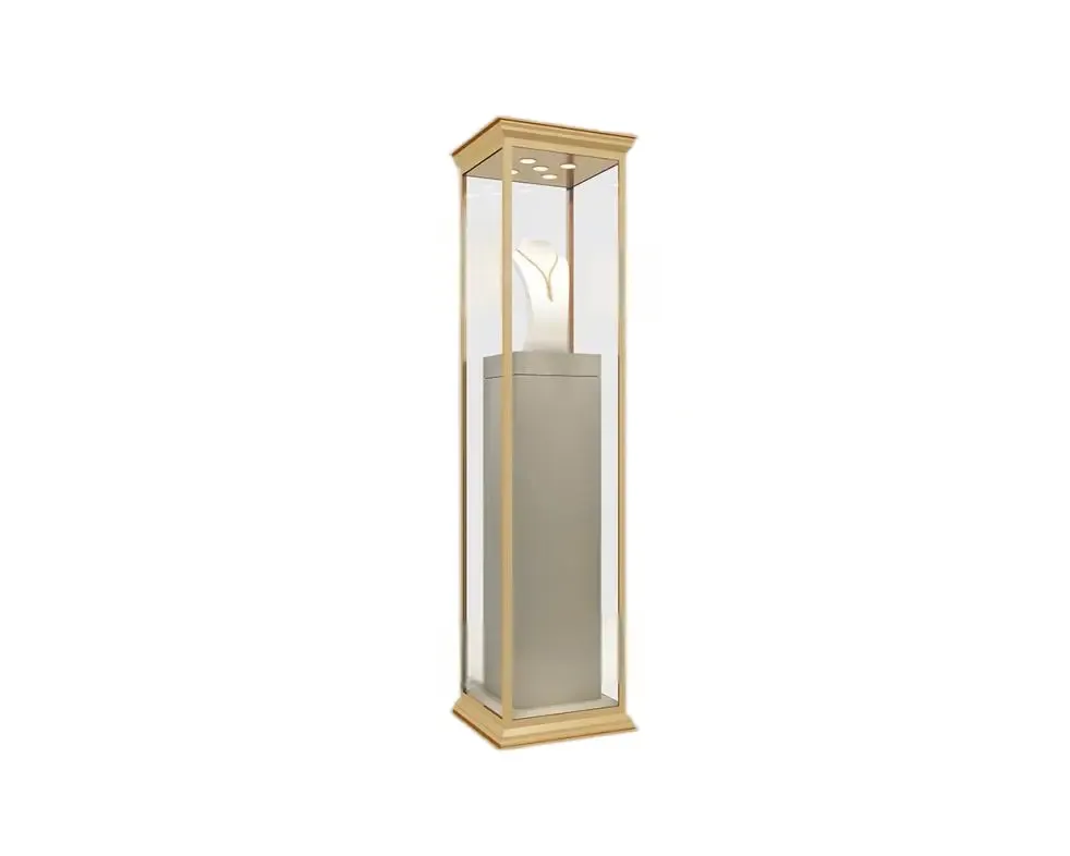 Custom Luxury Jewelry Tall Display Cabinet
