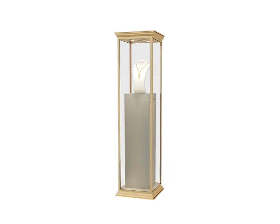 Custom Luxury Jewelry Tall Display Cabinet