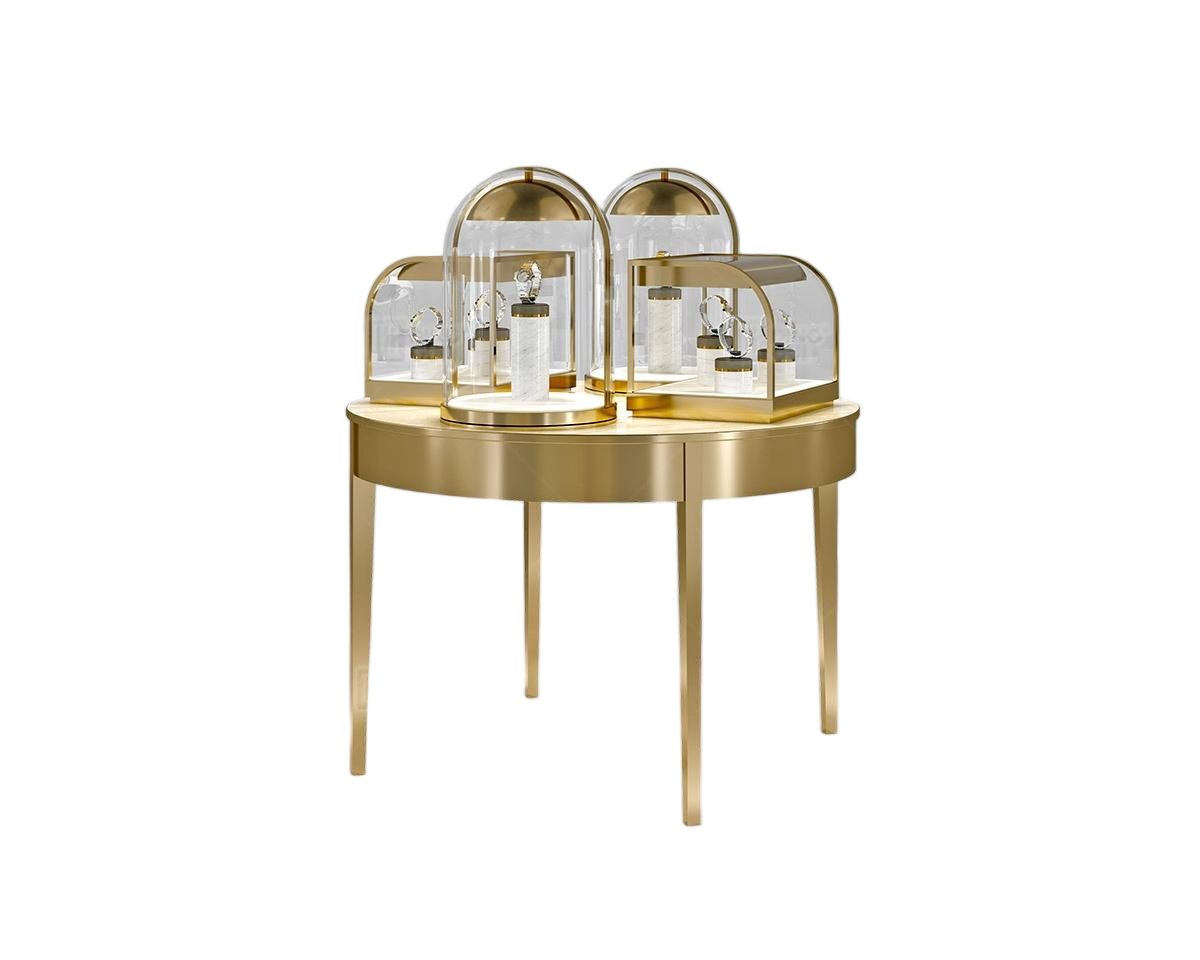 Custom Luxury Jewelry Island Showcase