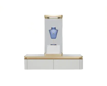 Custom Luxury Jewelry Wall Display Cabinet