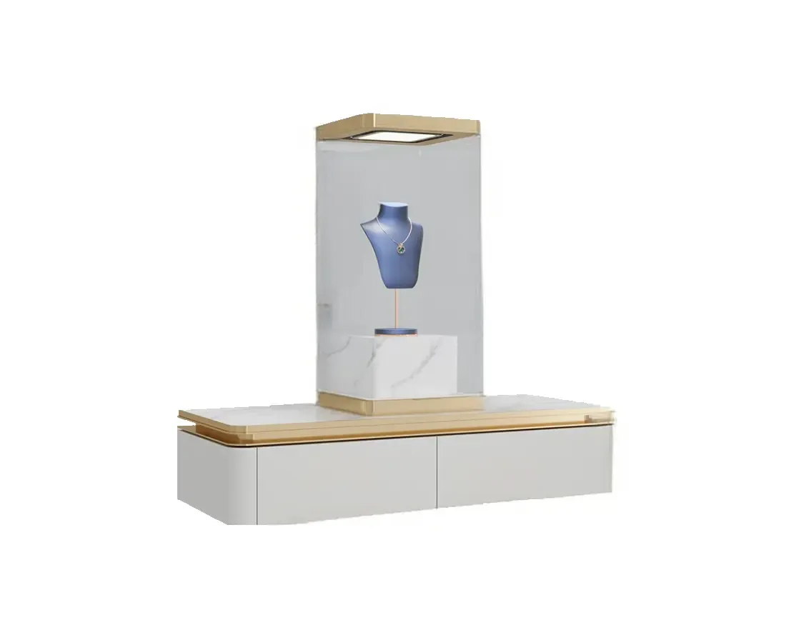 Custom Luxury Jewelry Wall Display Cabinet