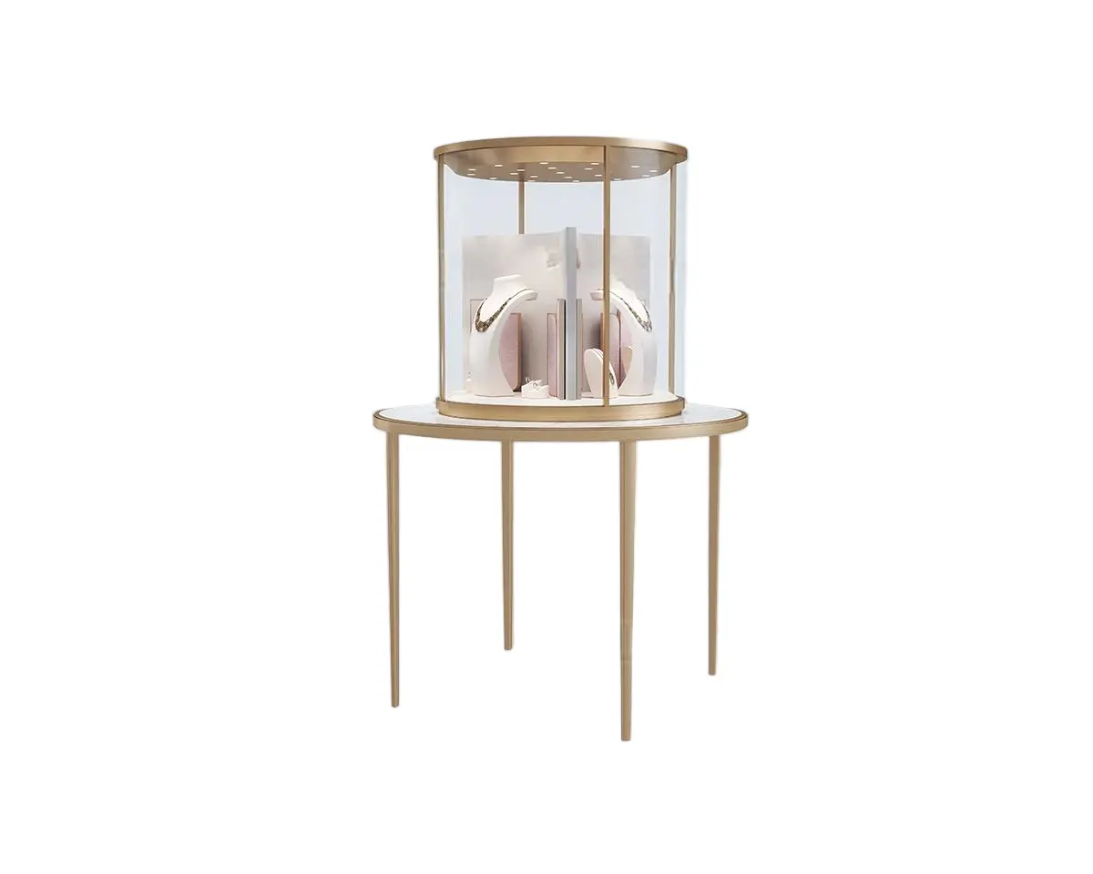 Custom Luxury Jewelry Island Showcase