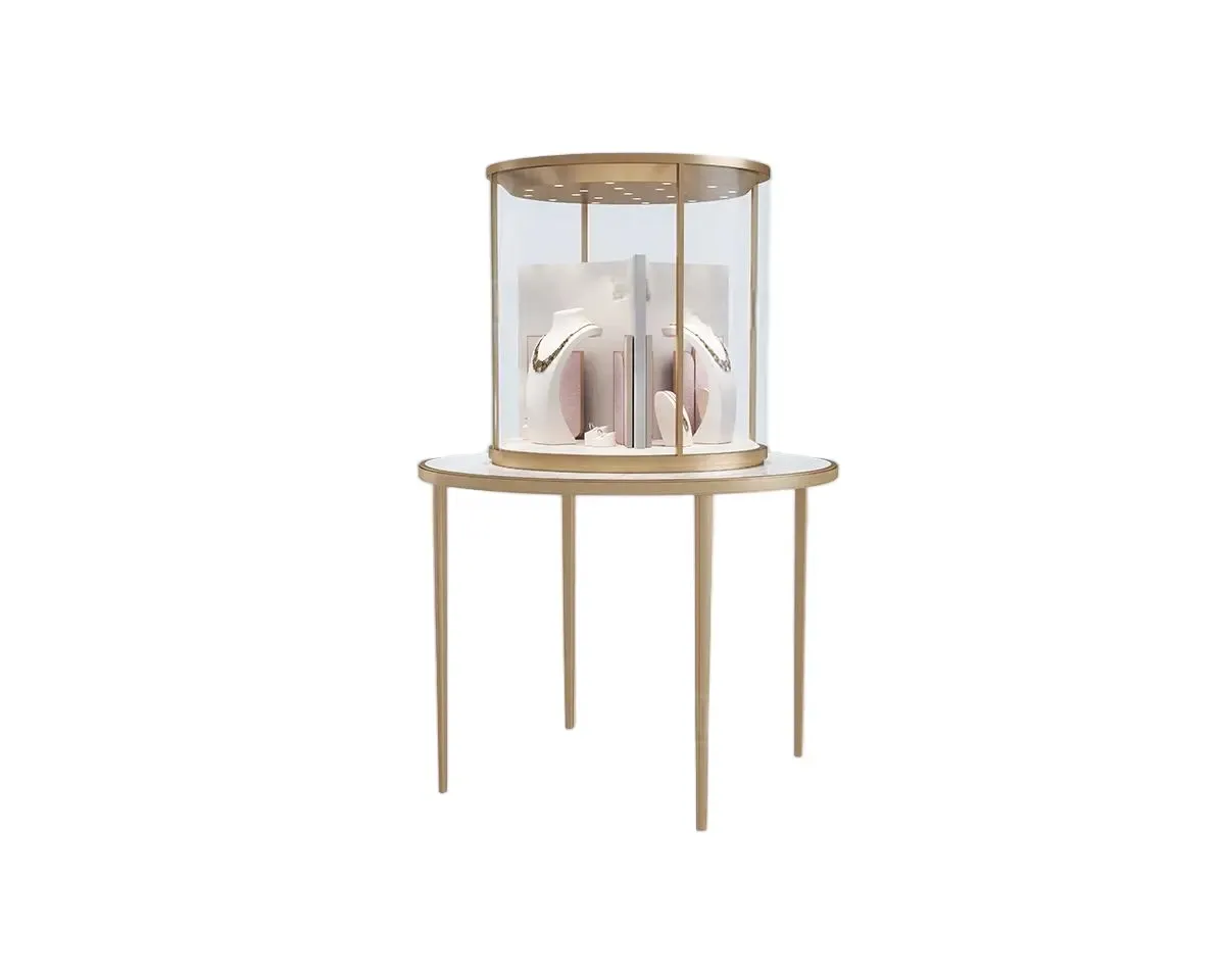 Custom Luxury Jewelry Island Showcase