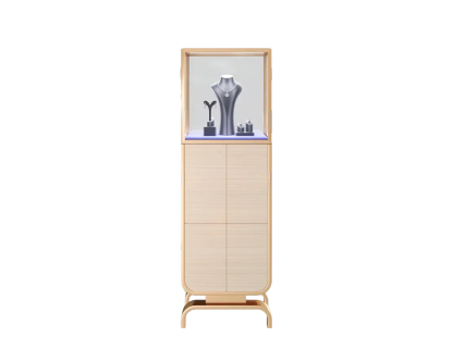 Custom Luxury Jewelry Tall Display Cabinet
