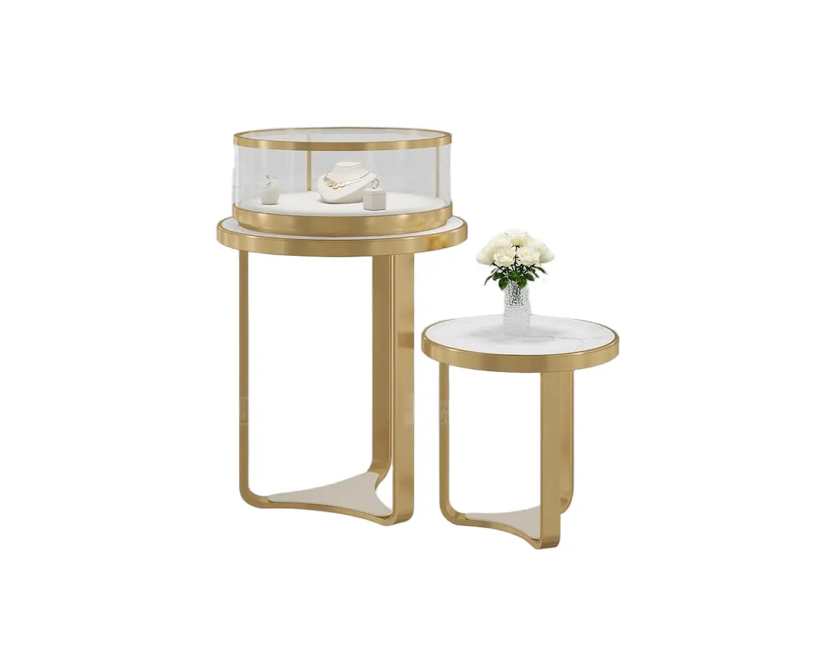 Custom Luxury Jewelry Island Showcase