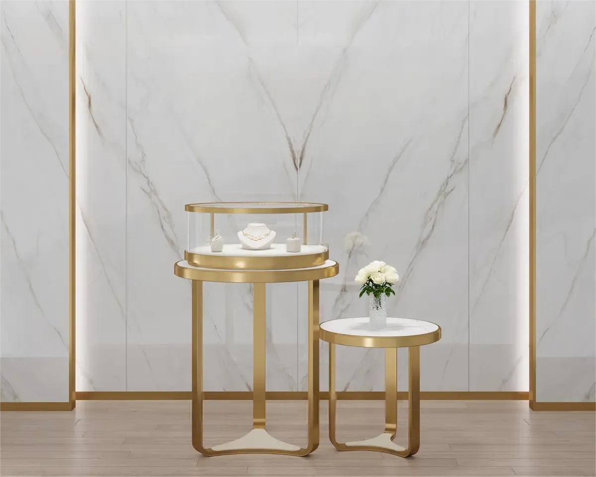 Custom Luxury Jewelry Island Showcase