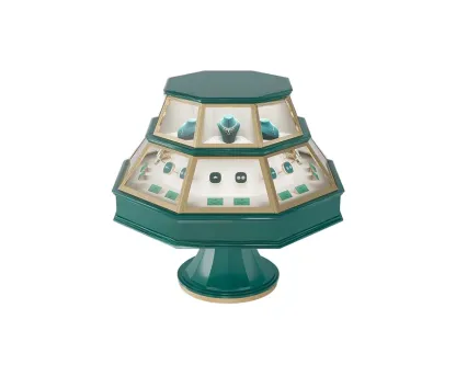 Custom Luxury Jewelry Island Showcase