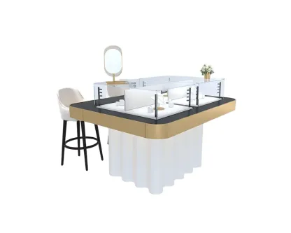 Custom Luxury Jewelry Island Showcase