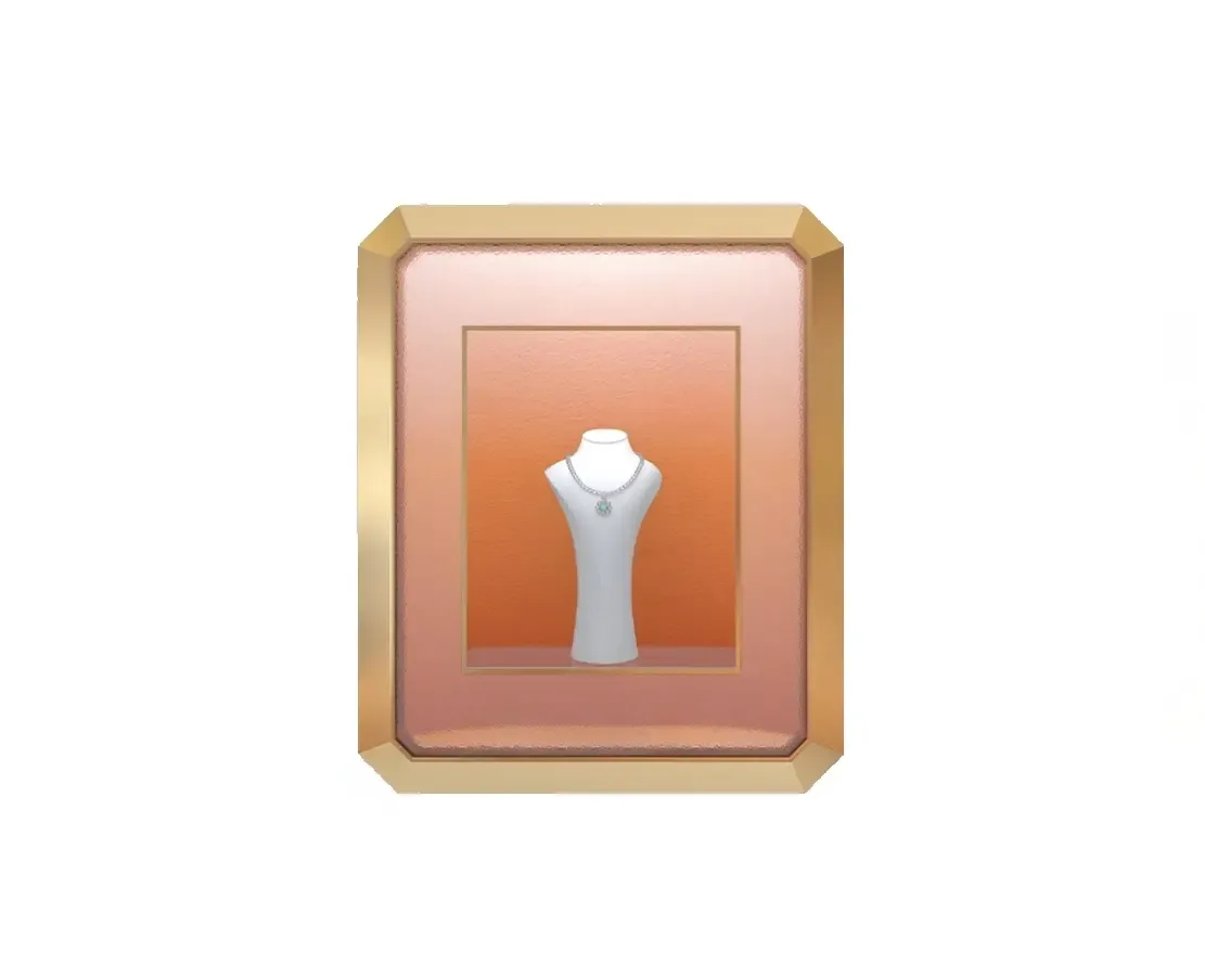 Custom Luxury Jewelry Wall Display Cabinet