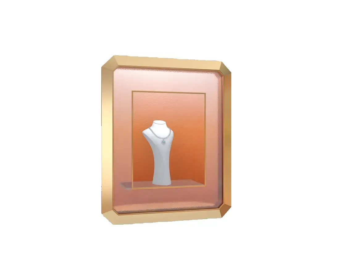 Custom Luxury Jewelry Wall Display Cabinet