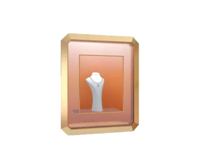 Custom Luxury Jewelry Wall Display Cabinet