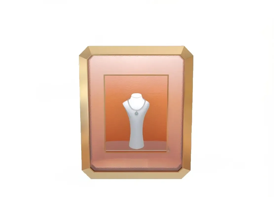 Custom Luxury Jewelry Wall Display Cabinet