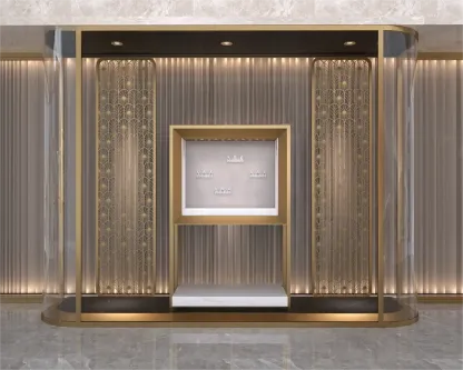 Custom Luxury Jewelry Tall Display Cabinet