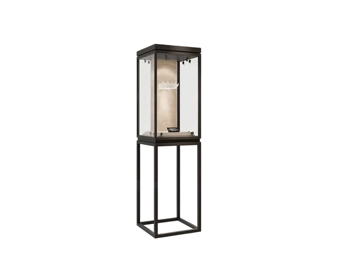 Custom Luxury Jewelry Tall Display Cabinet