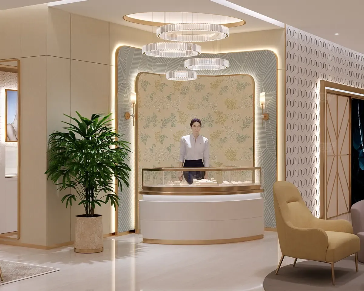 Custom Luxury Jewelry Display Cabinet