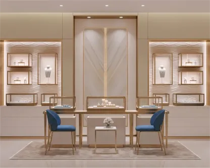 Custom Luxury Jewelry Wall Display Cabinet