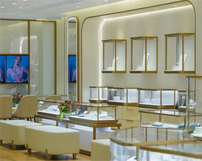 Custom Luxury Jewelry Wall Display Cabinet