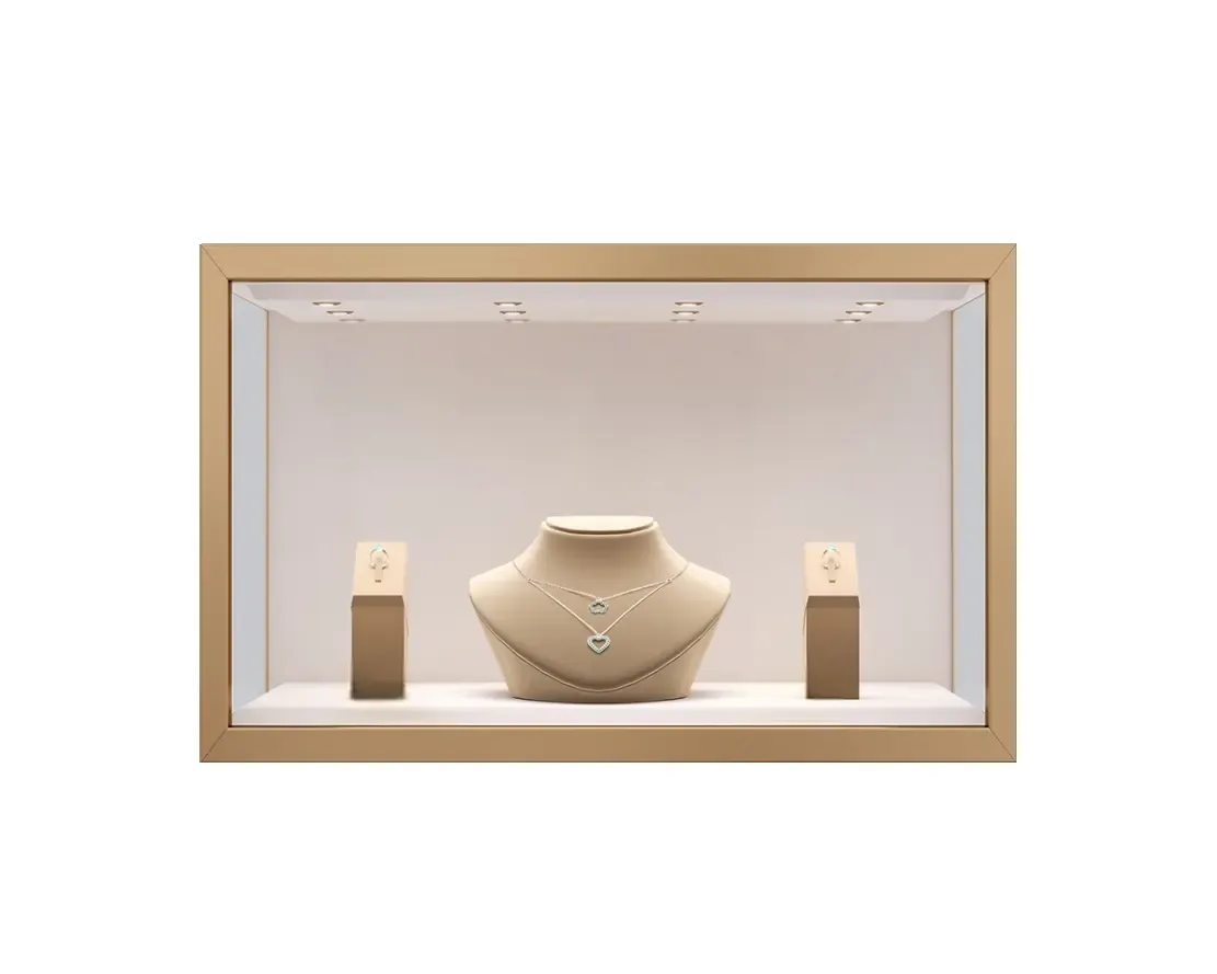 Custom Luxury Jewelry Wall Display Cabinet