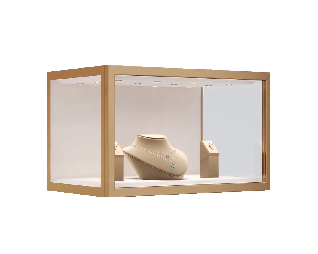 Custom Luxury Jewelry Wall Display Cabinet