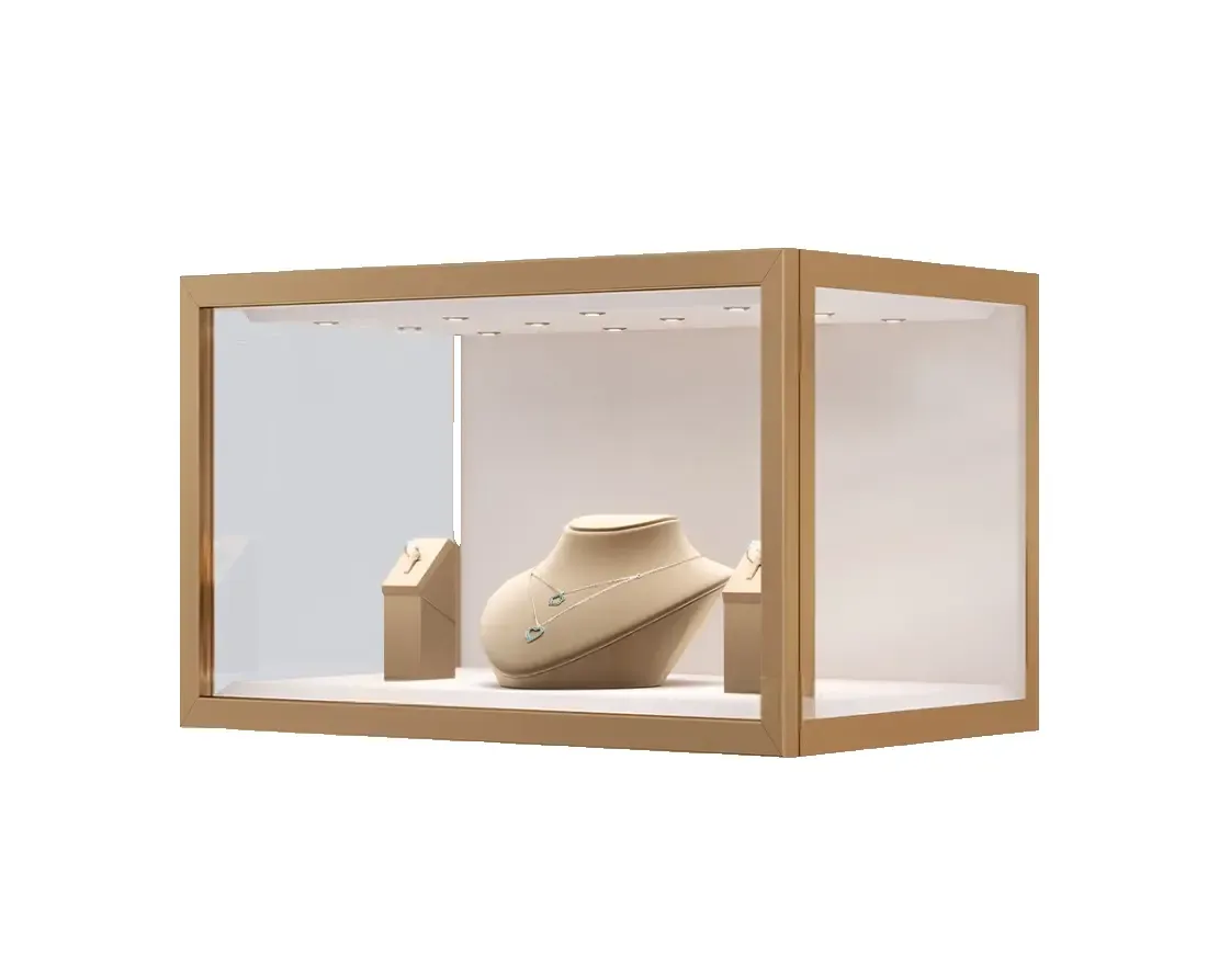 Custom Luxury Jewelry Wall Display Cabinet