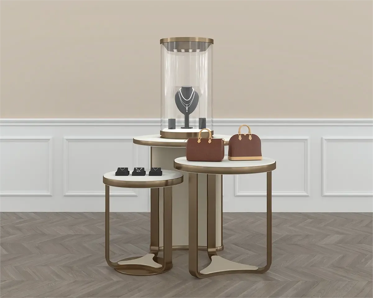 Custom Luxury Jewelry Island Showcase