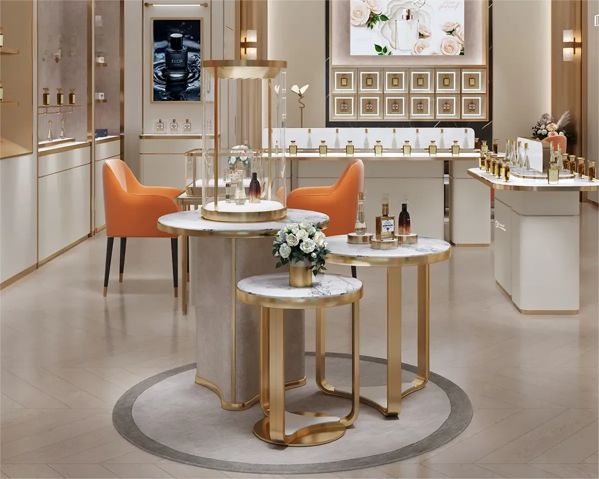 Custom Luxury Jewelry Island Showcase